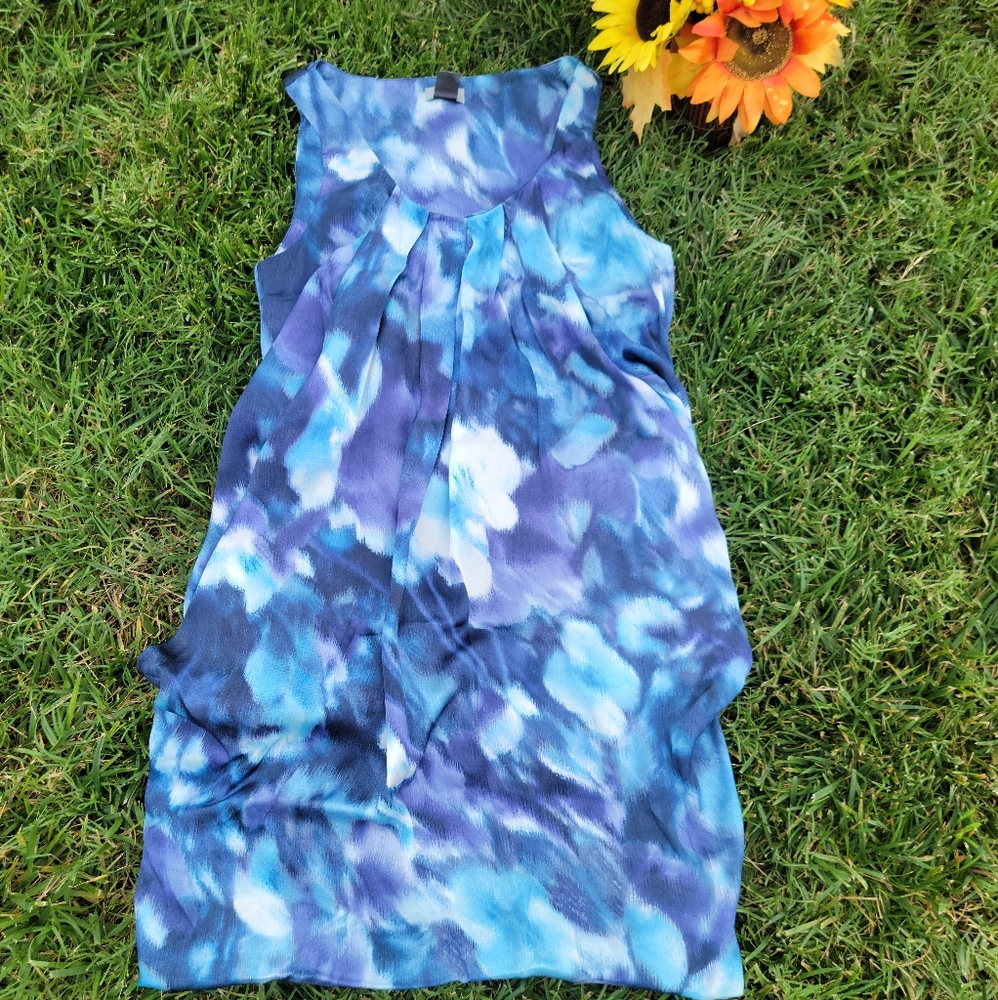 h & m brand sleeveless dress with side pock